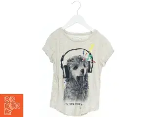 Lysegrå T-Shirt med print fra Gap (str. 128)