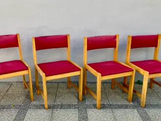 4 (10) Farstrup 70’er spisebordsstole bøg