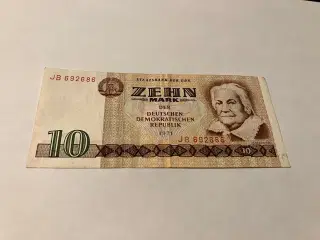 10 DDR-mark Germany 1971