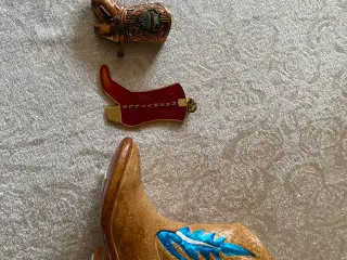 3stk sovenier cowboy støvler 