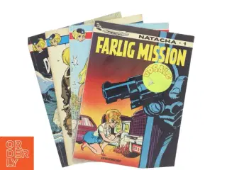 4 stk tegneserier Farlig Mission af Walthéry (Bog)