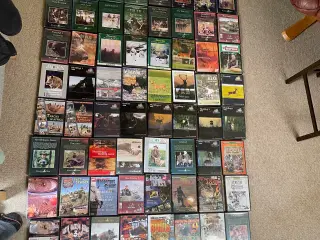 Jagt videoer 92 stk. dvd’er 