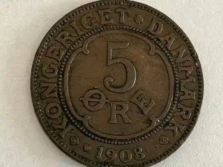 5 Øre 1908