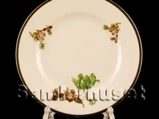 Grøn Vallø Platin Kagetallerken 15½ cm.