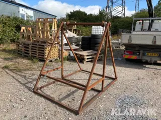 Kabel rullestativ til trailer