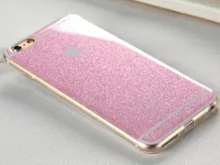 Lyserød glimmer cover iPhone 5s SE 6 6s