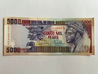 5000 Pesos Guinea-Bissau 1993