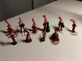 10 Blandet gamle Piberense nisser