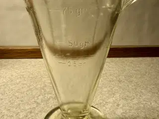 Målebæger i glas