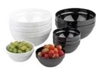 10 stk. Skål Casual 25 cl Diam120 mm melamin hvid