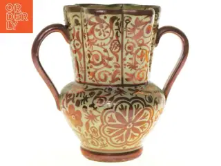 Dekorativ spansk vintage krukke (str. 17 x 20 cm)