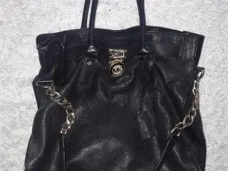 Shopper Michael Kors sort læder