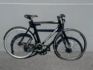 Centurion herrecykel - klassisk sort, single speed
