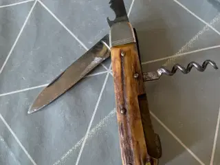 Jagtkniv med blad i rustfri stål