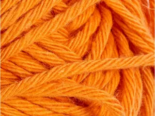 Bomuldsgarn, 8/8, L: 80-85 M, orange, 50 g/ 1 ngl.