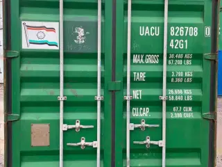40 fods DC Container Står på Sjælland