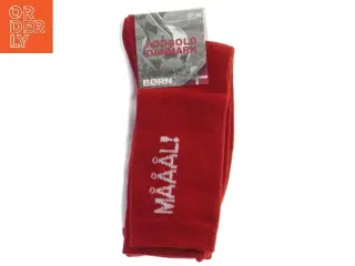 Røde og hvide sokker til børn (str. 37/40 cm)