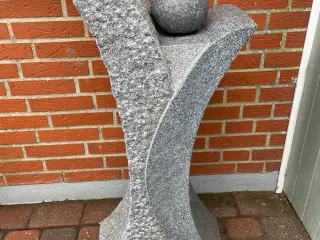 Granit skulptur,med pumpe,lys,net og kar