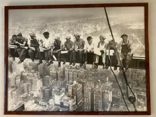 Billede af frokost på top af skyskraber 