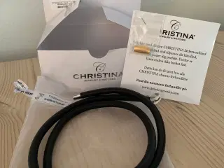 Christina læder armbånd