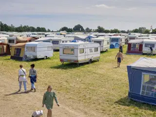 Roskilde festival campingvogns plads 