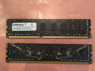 DDR3 2X4 GB ram