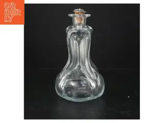 Glaskaraffel med korkprop (str. 20 cm)