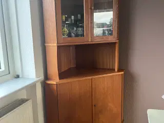 Vitrineskab / barskab i teak