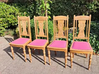 Spisebordsstole antikke 4 stk.