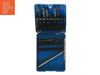 Borebitsæt med kasse (str. 14,5x11 cm)