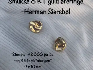 8 KT guld ørestikker 