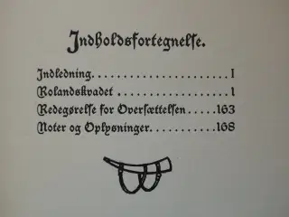 rolandskvadet - oldfransk heltedigt, xx, genre: di