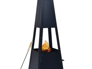 Ildsted 35x35x99 cm stål