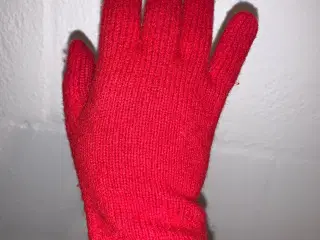 Handsker røde og fine