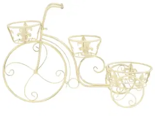 Plantestativ cykelform vintagestil metal