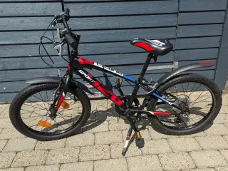 Juniorcykel 20" DINO sort/rød 6-gear