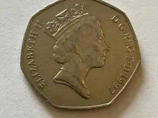 50 Pence England 1997