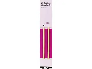 Strikkepinde, L: 35 cm, str. 6,5 mm, 1 par
