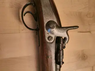 Gammel musket konverteret til kaliber 12. baglader