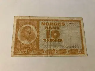 10 Kroner Norge 1969
