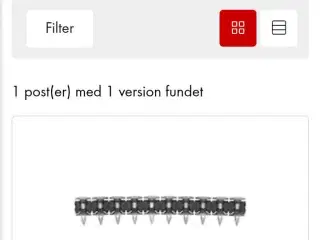 Stålsøm til sømpistol 