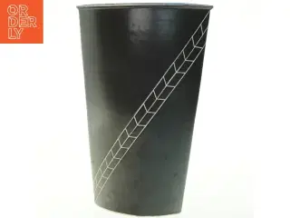 Sort Kiki Design keramik vase (str. 33x15 cm)