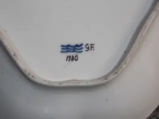 Royal Copenhagen håndmalet fad