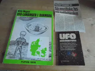 2 bøger om UFO’er – se fotos og omtale 