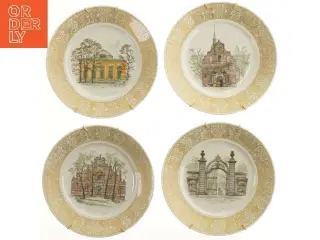 Københavnske prospekter fra Royal Copenhagen (str. 4 stk Ø 27,5 cm)