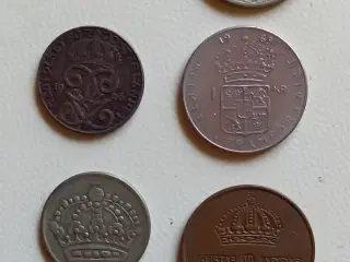 Gamle udenlandske mønter (ca. 1948-1978)