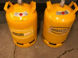 Gasflasker 11 kg fyldt og plomberet 