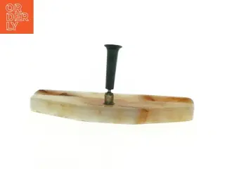 Onyx marmor penne holder med bakke(str. 23 x 8 cm)