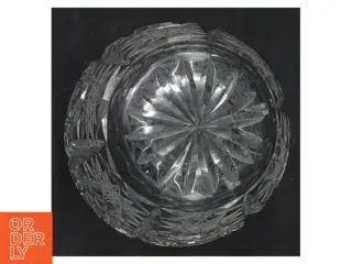 Krystalglas vase (str. H. 10 cm. ø. 6,5 cm)