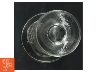 Glas vase (str. H. 16 cm. ø. 8,5 cm)